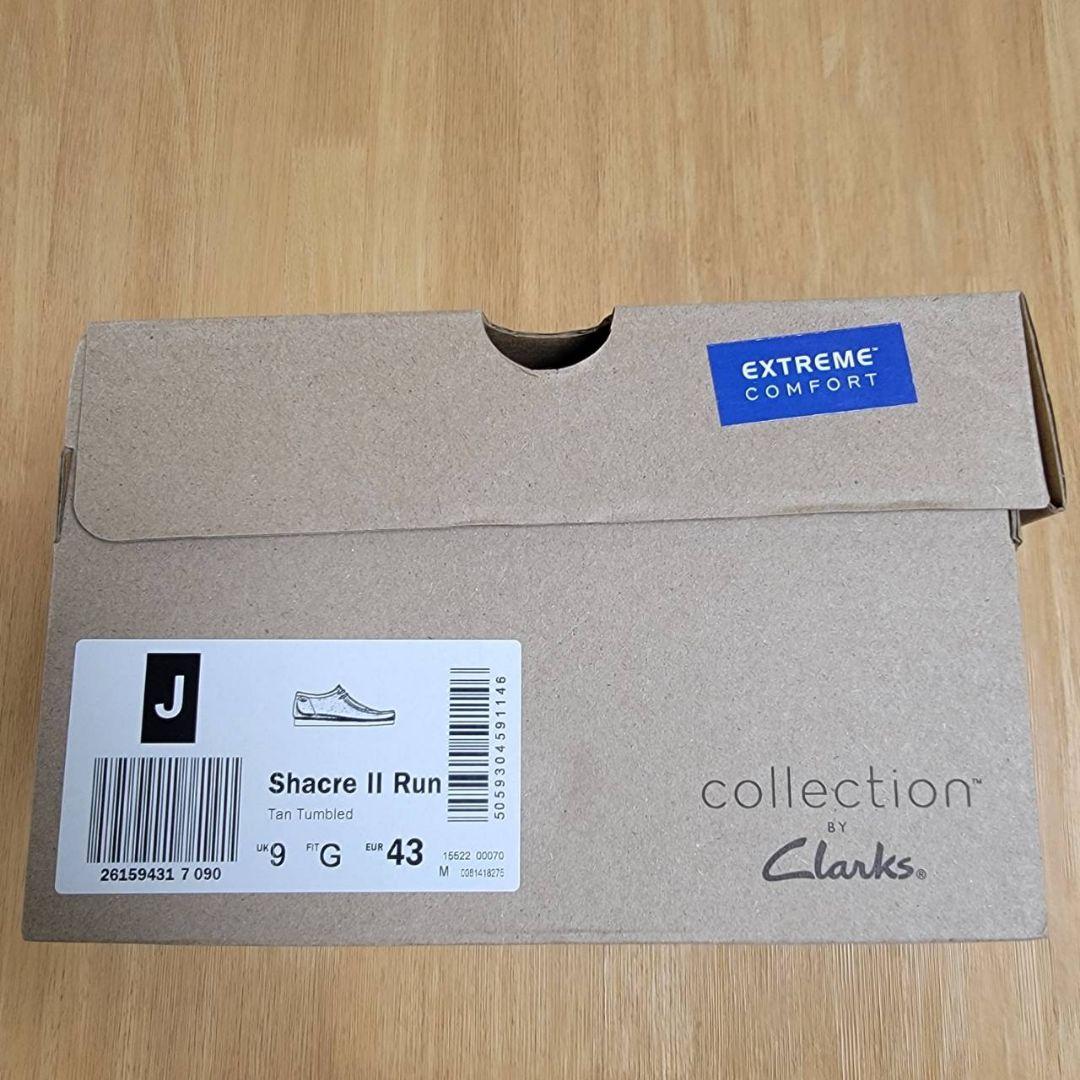 【美品】Clarks クラークス Shacre Ⅱ Run レザーシューズ