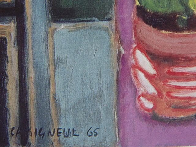 カシニョール（Cassigneul）、誕生日、希少な画集より、新品高級額