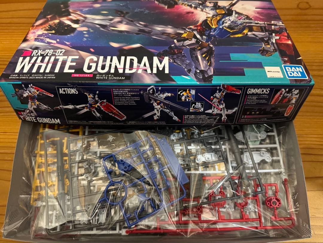 HG RGM-79 セイラ専用軽キャノン& RX-78-02 白いガンダム