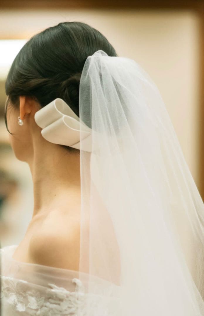 オリジナル♡シルク100%のリボンボンネ