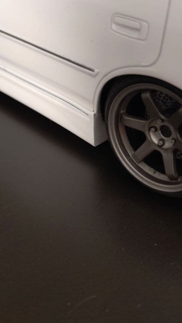 アオシマ1/24 JZX100 マークII プラモデル 完成品