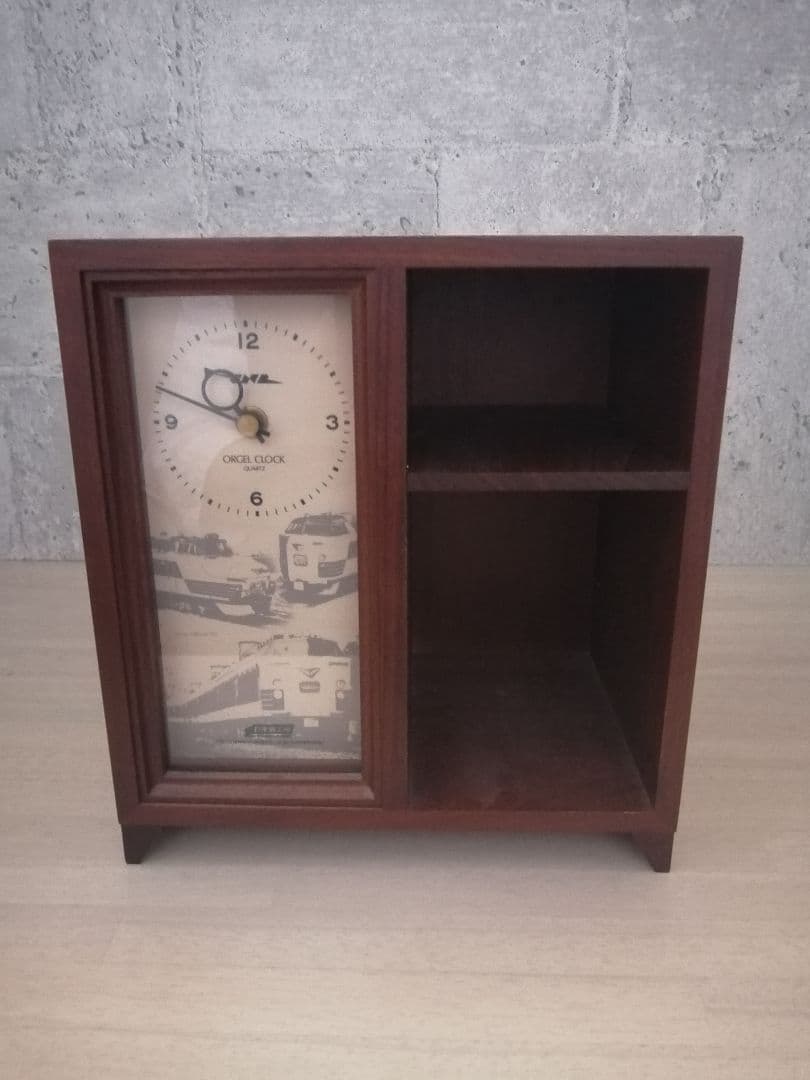 日車夢工房　鉄道唱歌オルゴール時計