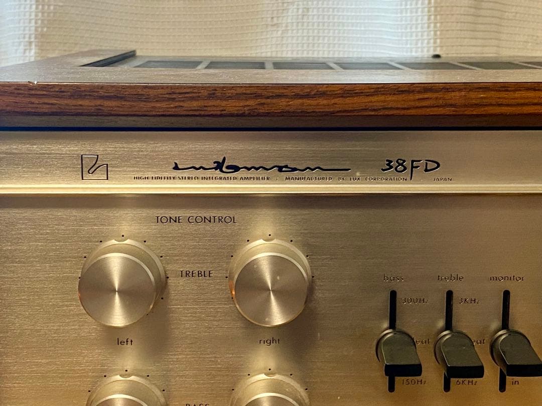 LUXMAN SQ38FD 管球式プリメインアンプ