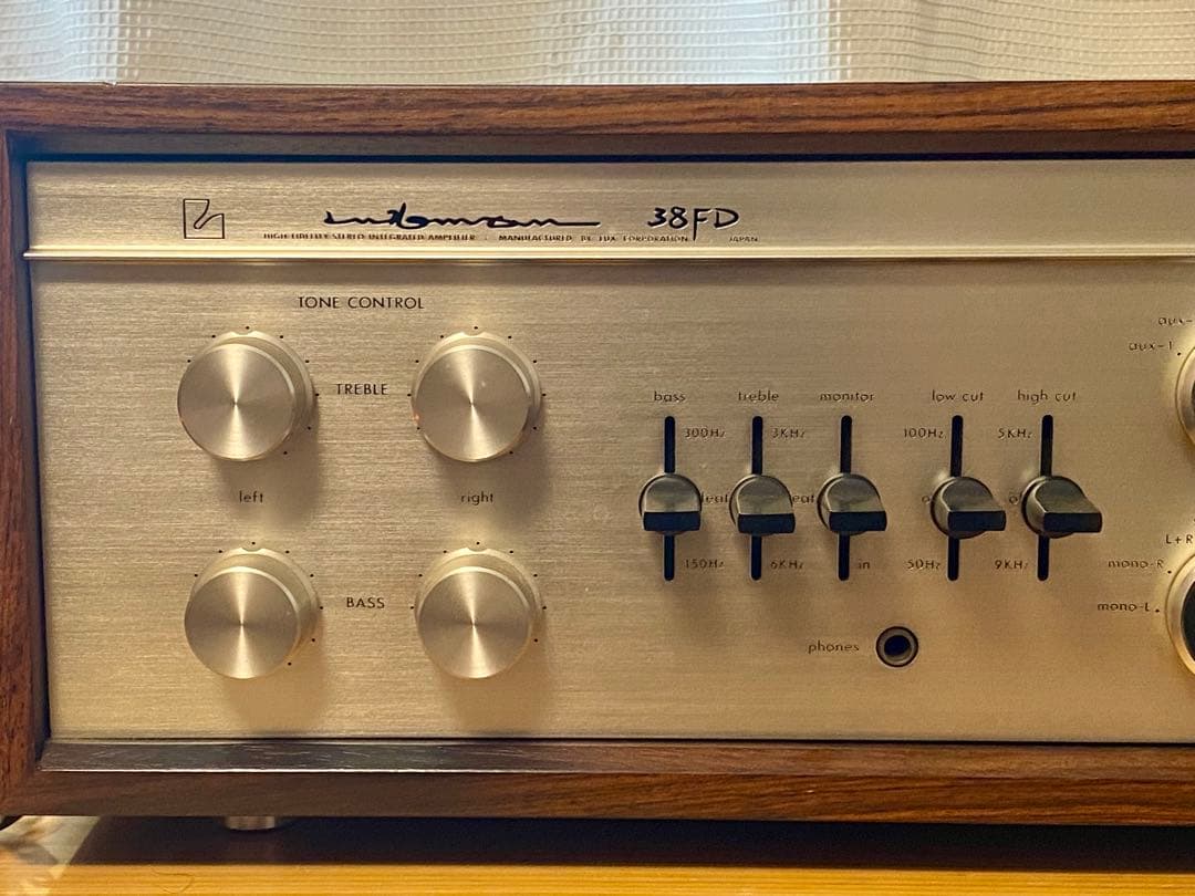 LUXMAN SQ38FD 管球式プリメインアンプ