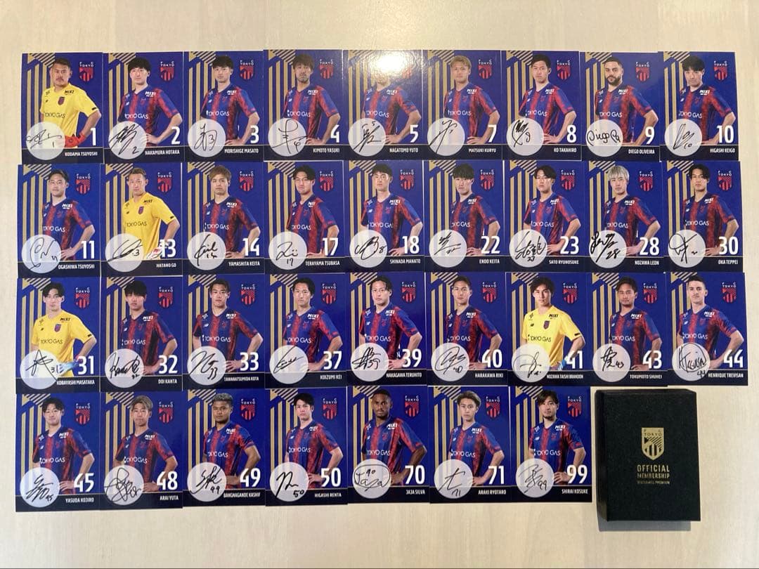 FC東京　2024 直筆サイン入り全選手カードセット　フルコンプ　日本代表
