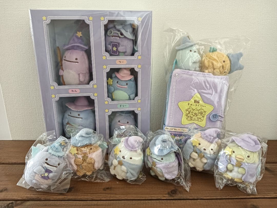 未開封☆映画すみっコぐらし てのりぬいぐるみ　まとめ売り☆しろくま とかげ ねこ