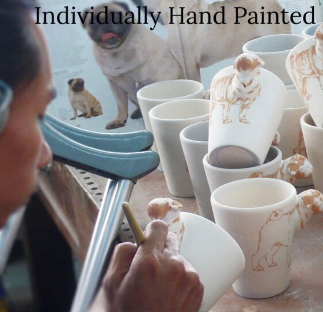 希少/里親募集✴︎Blue witch フレンチブルドッグマグカップ