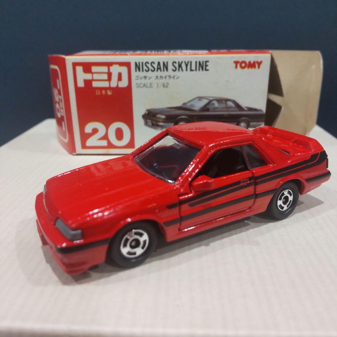 当時物トミカ NISSAN SKYLINE （赤 R31）