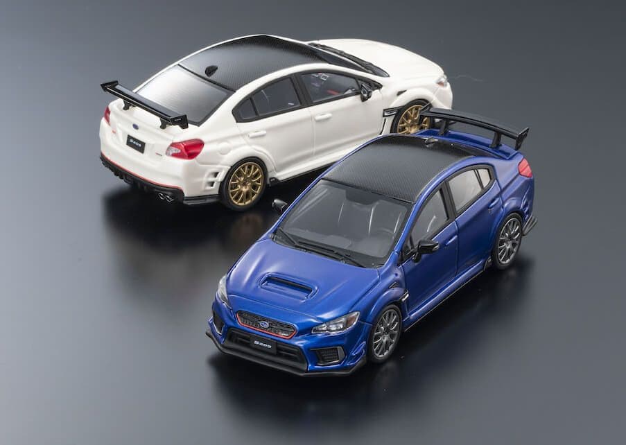 セット　京商 オリジナル 1/43 S209 (ホワイト＆ブルー）限定