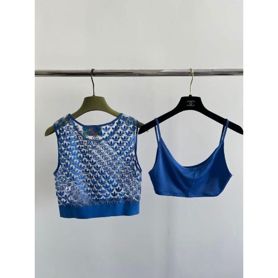 adidas × GUCCI チュールトップ タンクトップ