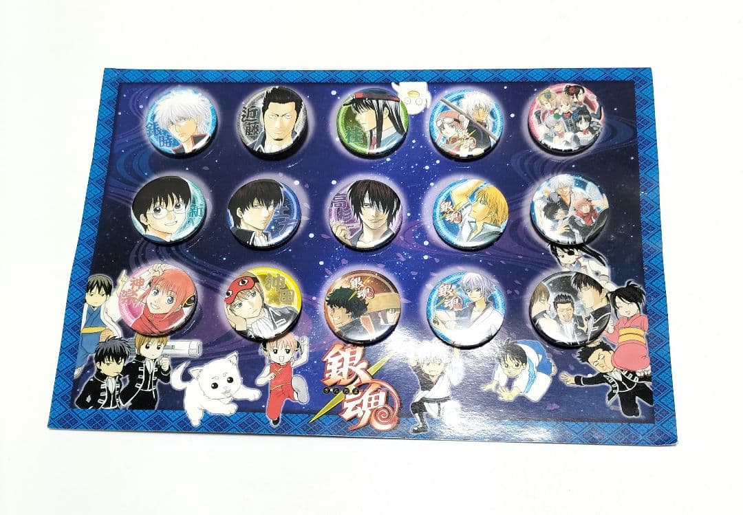 銀魂 缶バッジセット ジャンプフェスタ 2014　中古