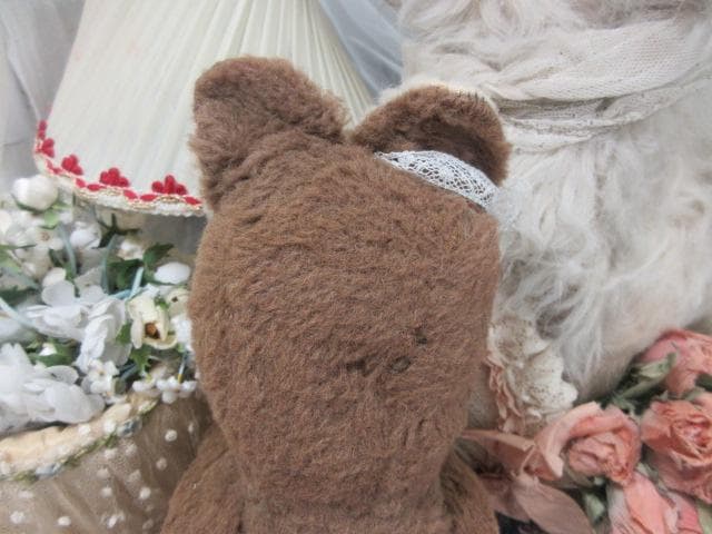 アンティークベア　フランス　☆　テディベア　ミニョネット付き