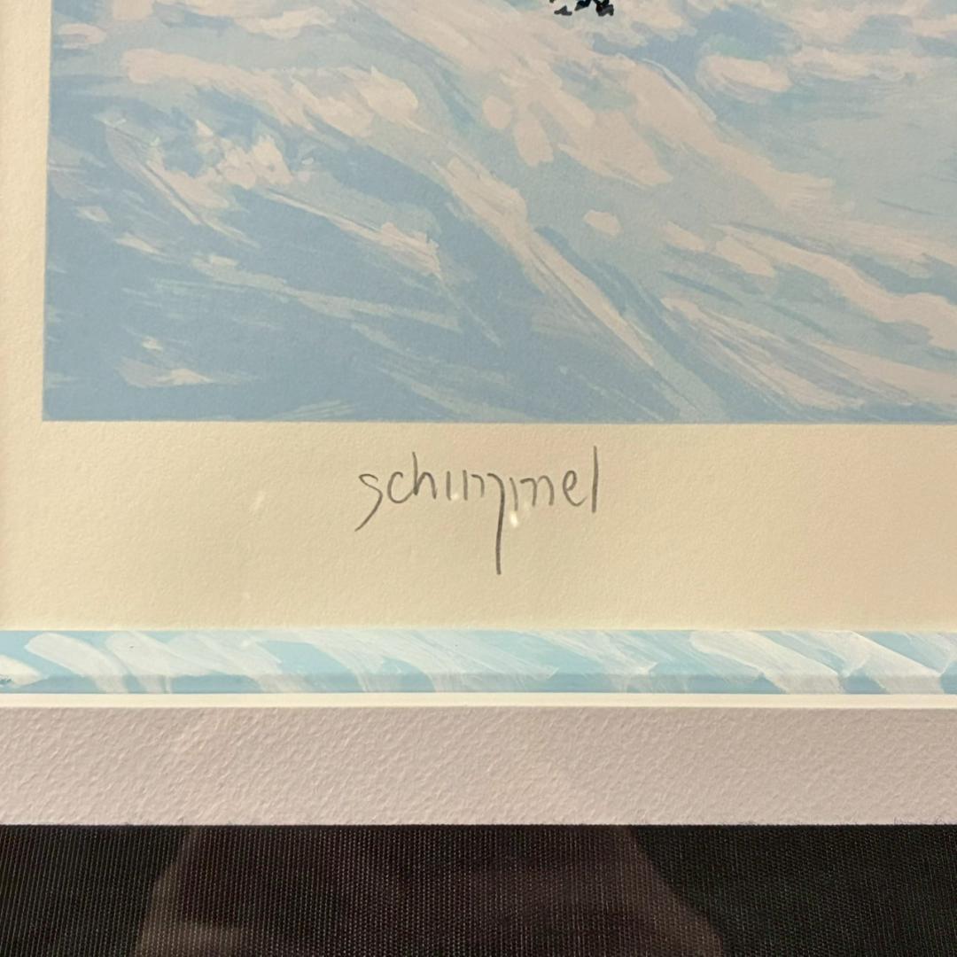 美品 シム・シメール「魔法」シルクスクリーン 大作 直筆サイン入 作品保証書有