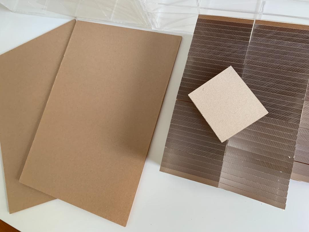 無印良品 重なるアクリル 仕切付ボックス・大 8箱 + アクリルベース 鉱物