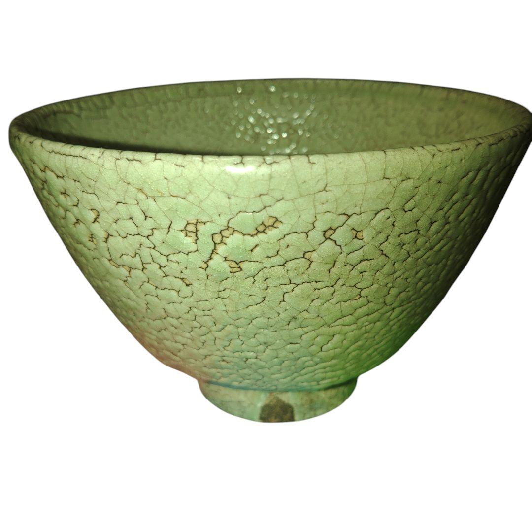 古唐津　梅花皮茶碗　茶道　茶器　保存箱付き