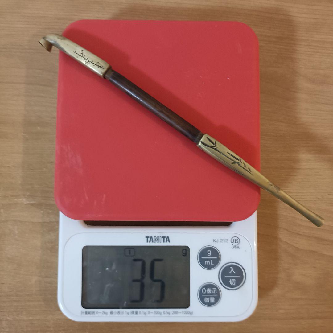【提物①】煙管 煙草入れ かます 煙草入れ 蜻蛉玉 骨董 喫煙具 時代物