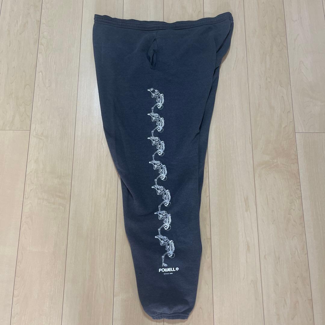 POWELL スケルトンデザイン スウェットパンツ