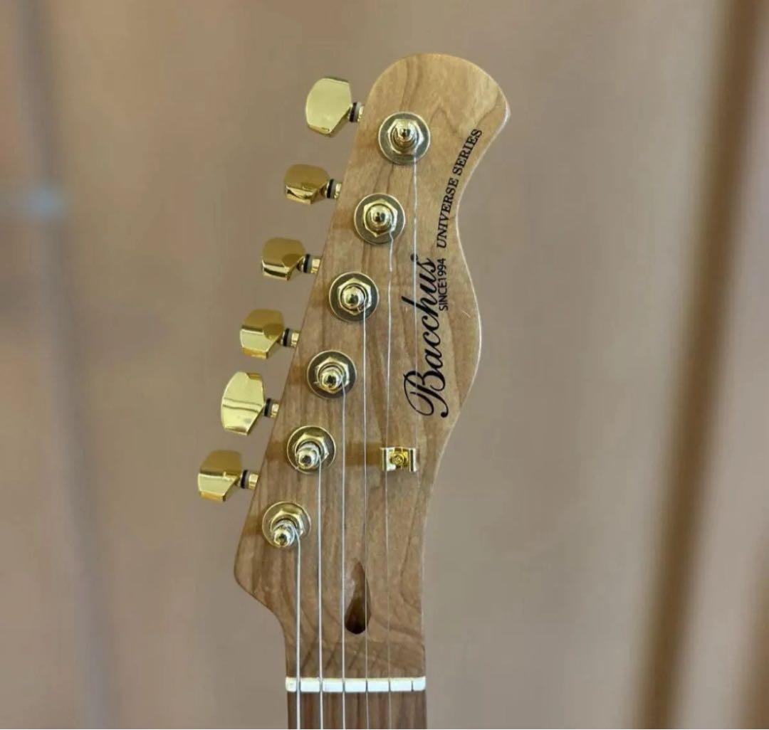 Bacchus universe テレキャスター P90タイプ ゴールドパーツ