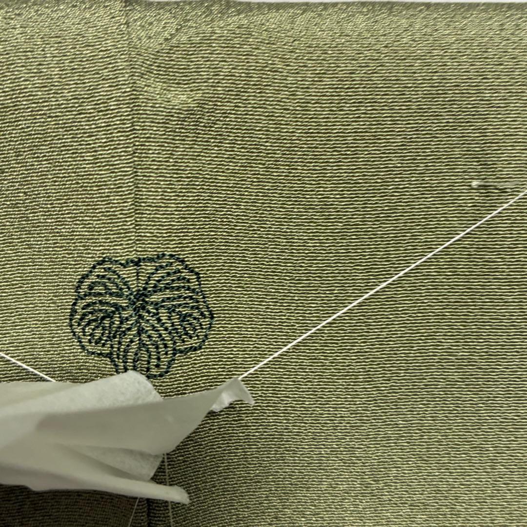 D54訪問着 総刺繍 蘇州刺繍 一つ紋 正絹 着物 袷 しつけ糸付き未使用極美品