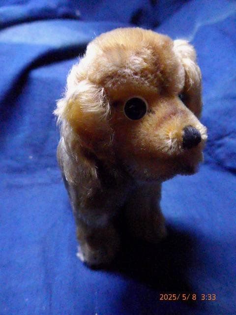 シュタイフのとても貴重な50年代から60年代の犬のぬいぐるみです