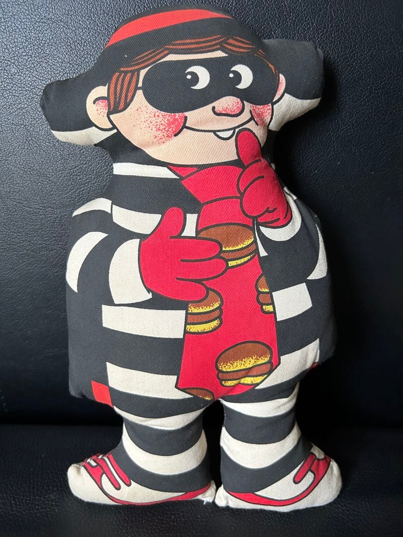 ★マクドナルド/ハンバーグラー 1987年 ピロードール/ラグドール　ぬいぐるみ