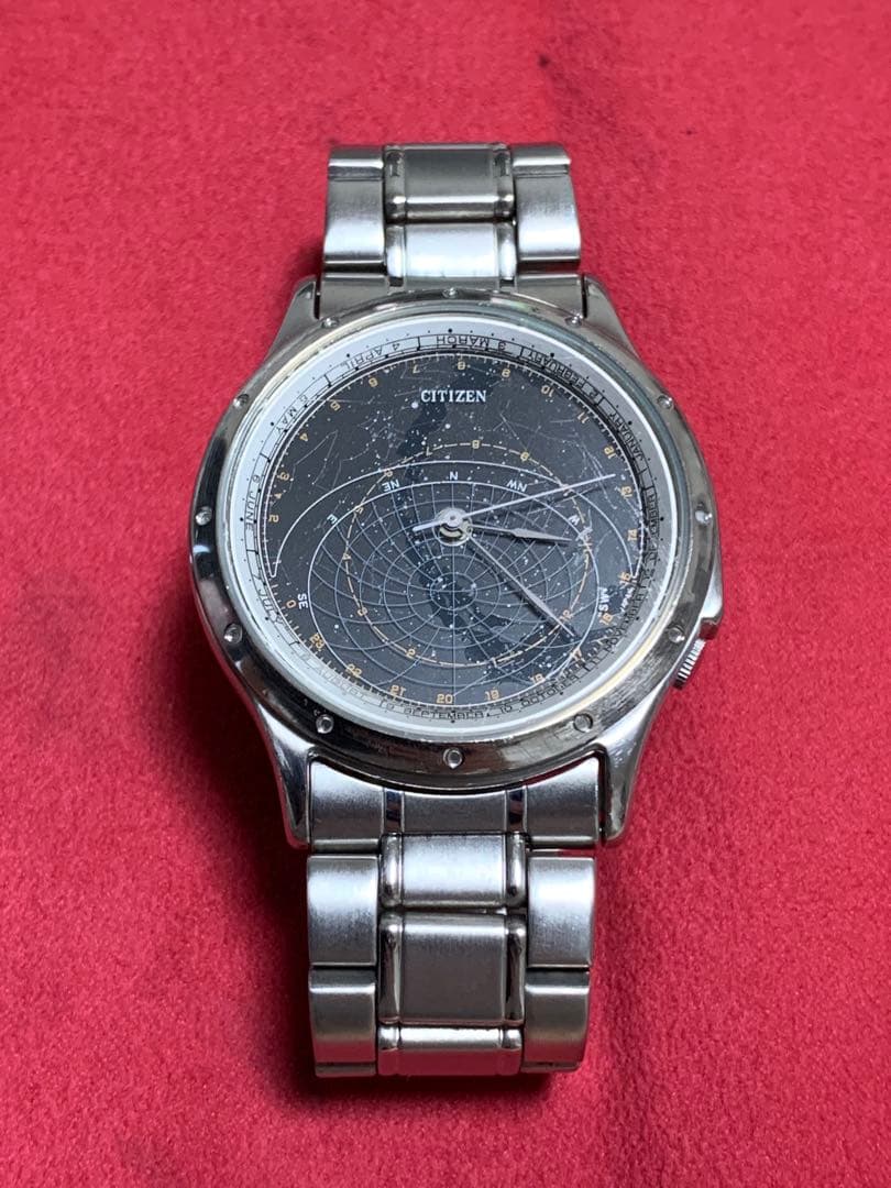 ⭐️希少⭐️整備、電池交換済⭐️シチズン　コスモサイン　メンズ腕時計　ビンテージ