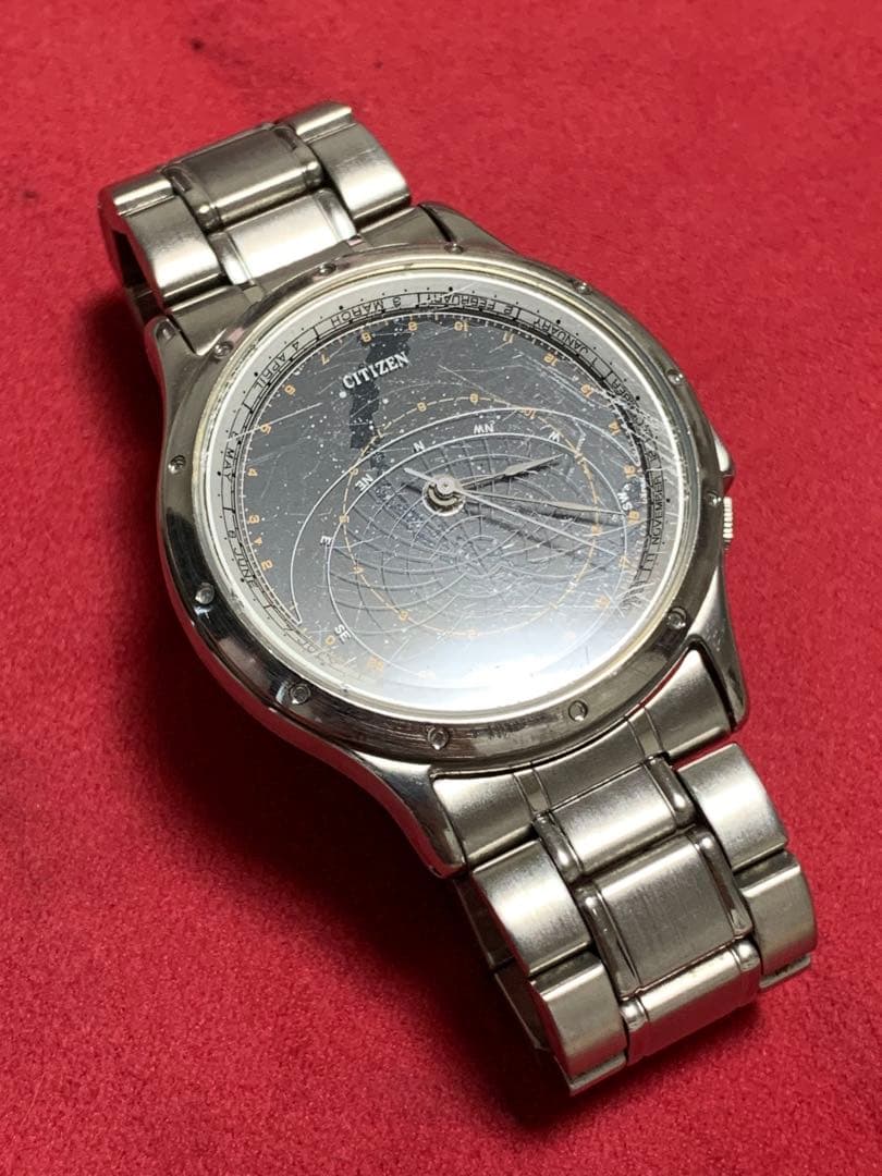 ⭐️希少⭐️整備、電池交換済⭐️シチズン　コスモサイン　メンズ腕時計　ビンテージ