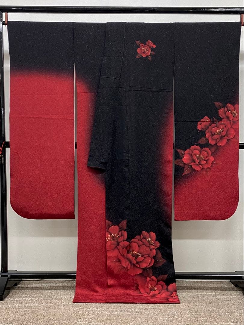 振袖 豪華 銀通し 金彩 大輪 身丈170cm パールトーン加工済