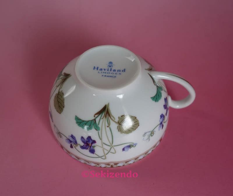 アビランド アンペラトリスユジェニー　カップ＆ソーサー　リモージュ　２４８７