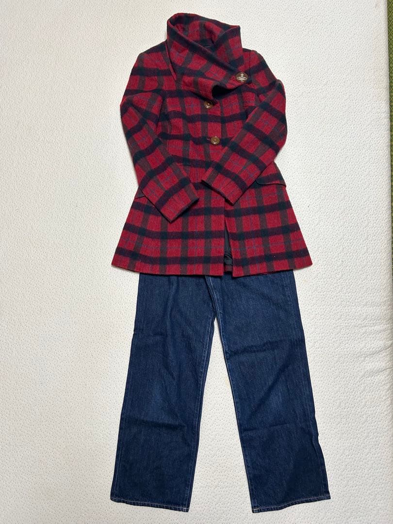 Vivienne Westwood RED LABEL コート 赤黒チェック