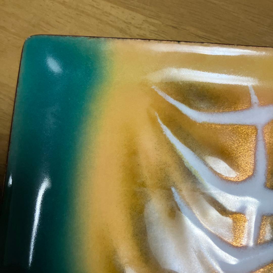 七宝焼菓子器　老舗「安藤七宝店」謹製