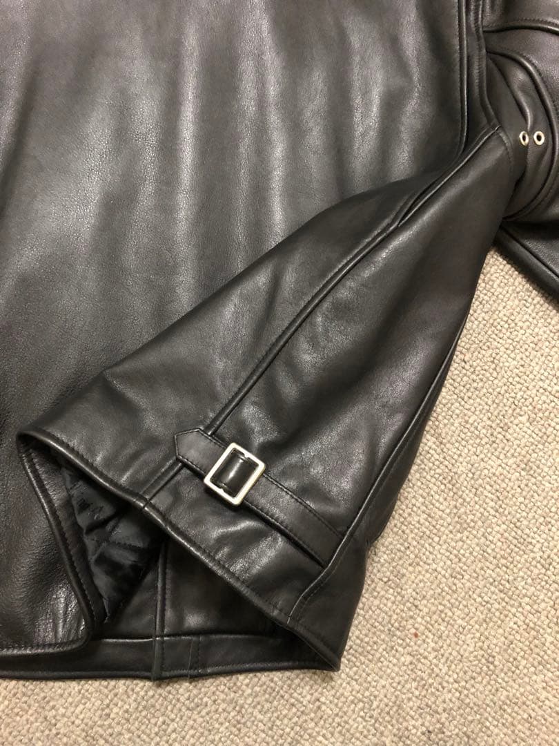 【美品】シングル ライダース ジャケット　L Lサイズ