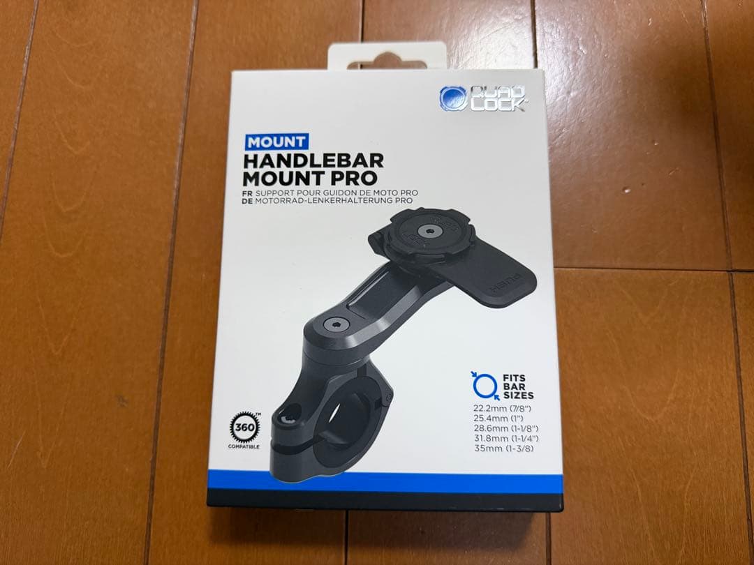 [美品] QUAD LOCK HANDLEBAR MOUNT PRO おまけ付き