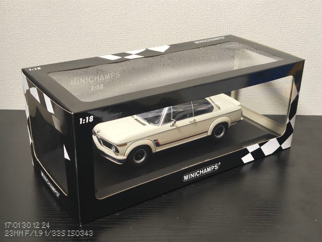 未開封　MINICHAMPS　ミニチャンプス　BMW2002ターボ　白色