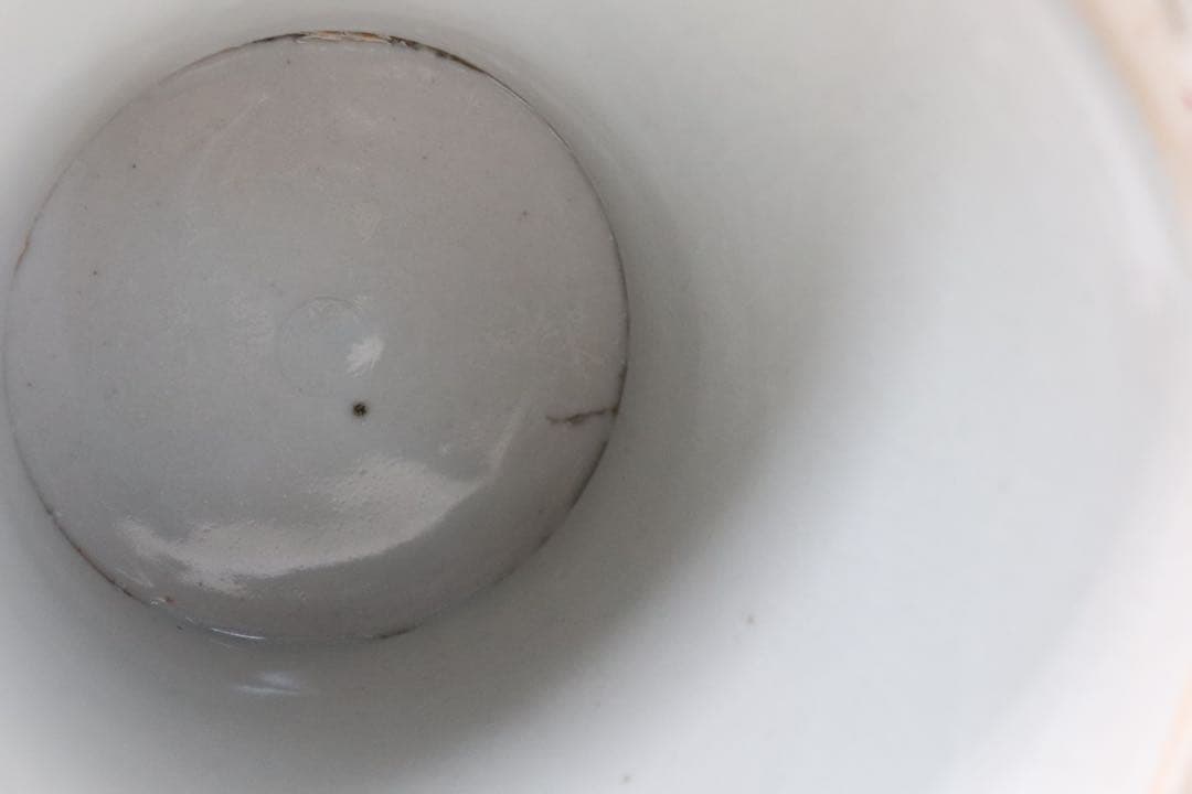 中国　窯変紅釉花口大瓶　送料込み0204