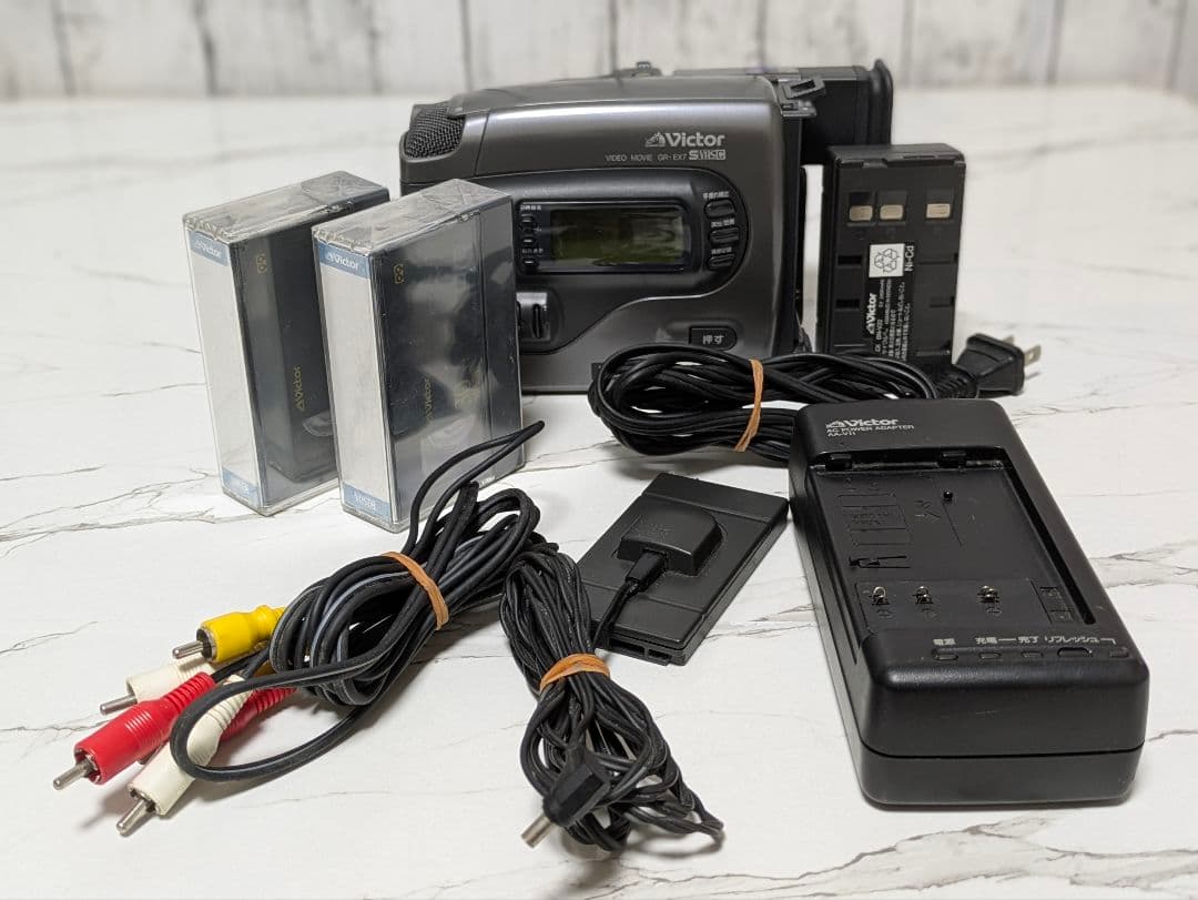 Victor　GR-EX7　VHS-C対応　ビデオカメラ　セット
