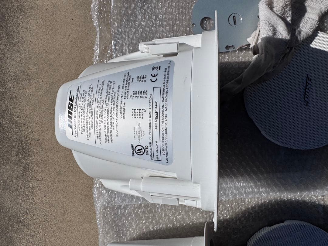 【中古】Bose 天井埋め込み型スピーカー DS16FW