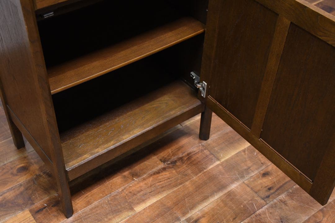 EAC2 カリモク サイドキャビネット 電話台 花台 ディスプレイ台 飾り台