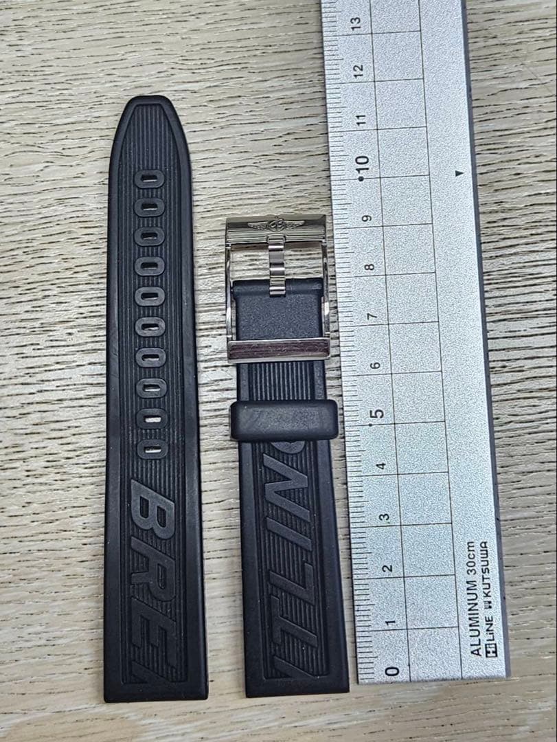 値下げ ブライトリング ラバーベルト 20-18 尾錠