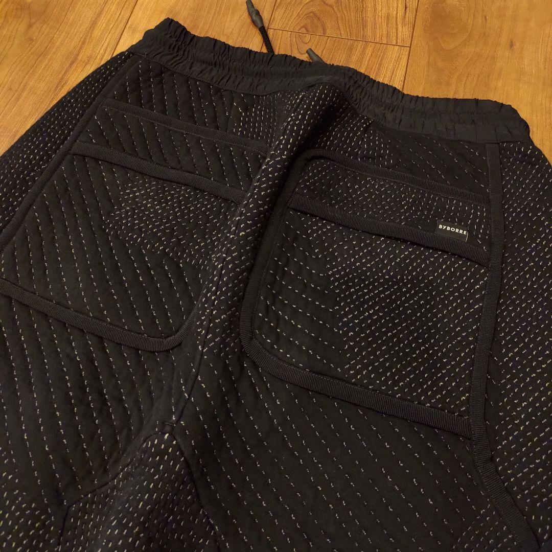byborre バイボレ　パンツ　黒　白