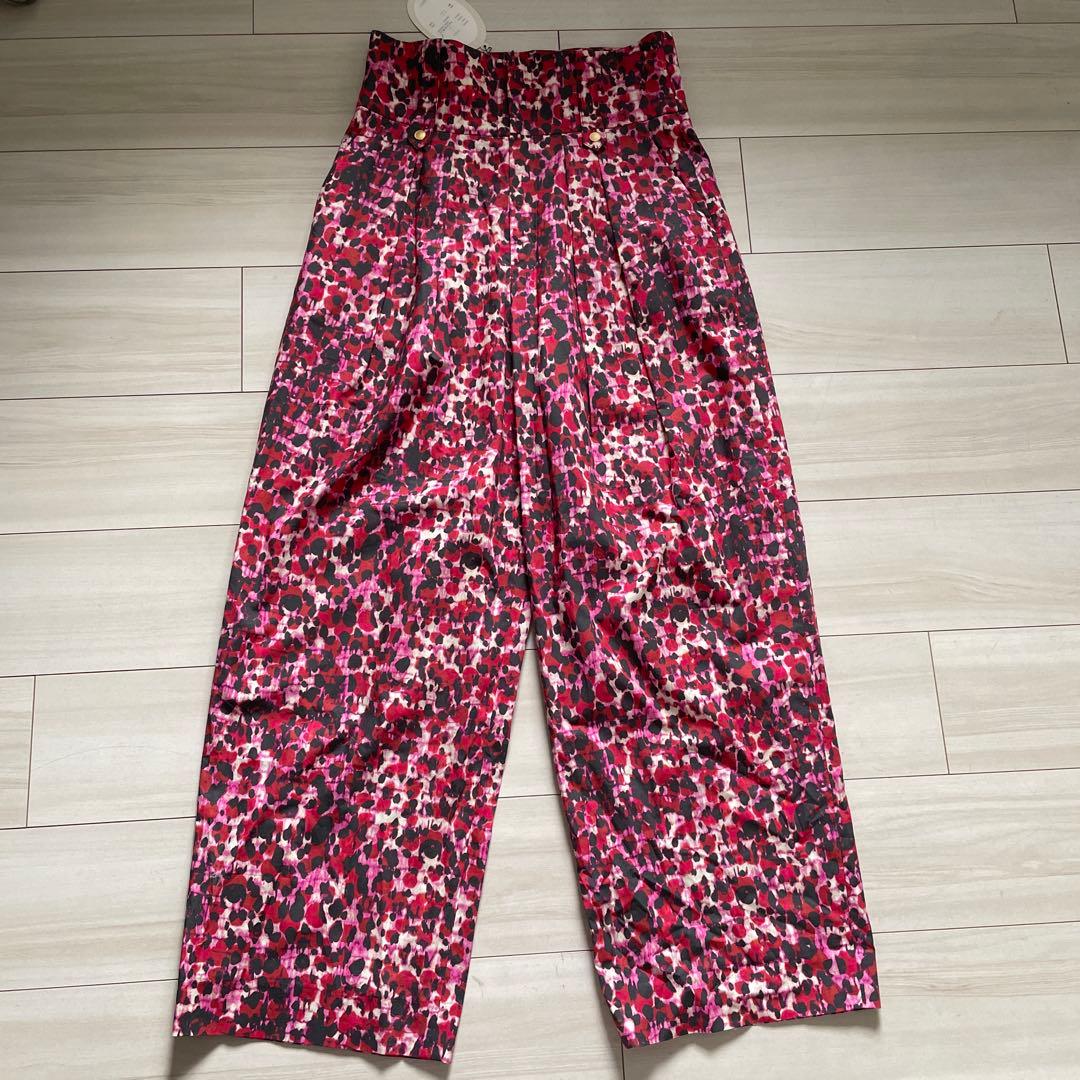 ルールロジェット　ハイウェストワイドパンツ　サイズ2