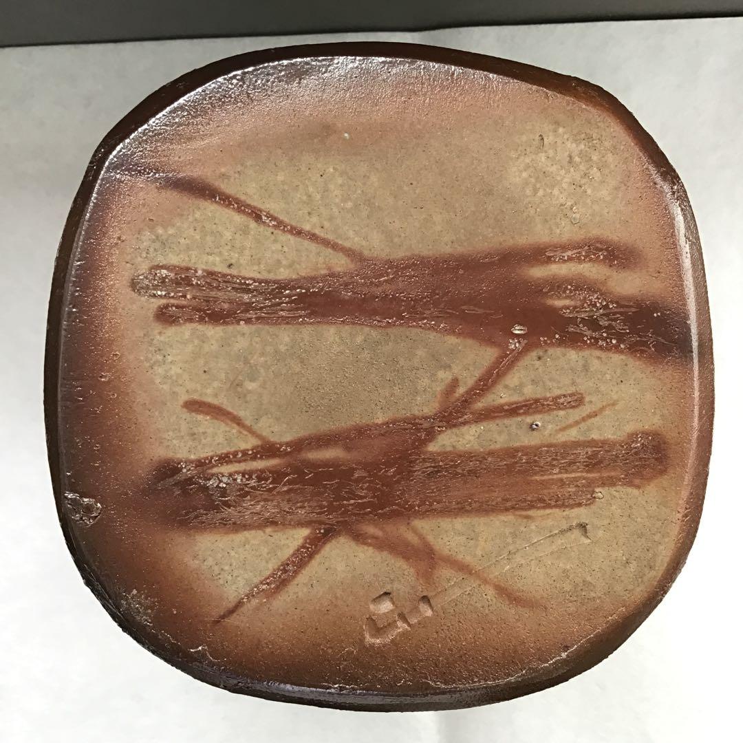 茶道具　水指　備前焼水指　大平孝昭作　栞　共箱　S39MS