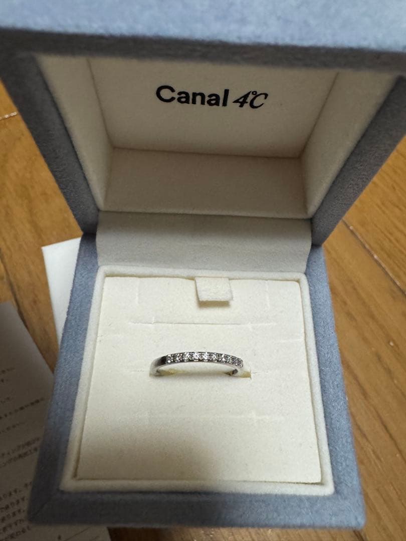 Canal 4C プラチナ リング 7号