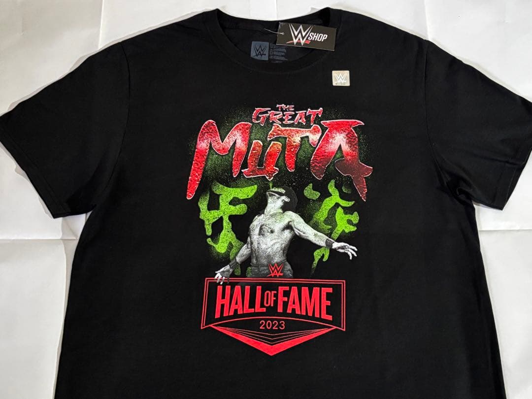 グレート・ムタ WWE 「HALL of FAME」 Tシャツ 武藤敬司