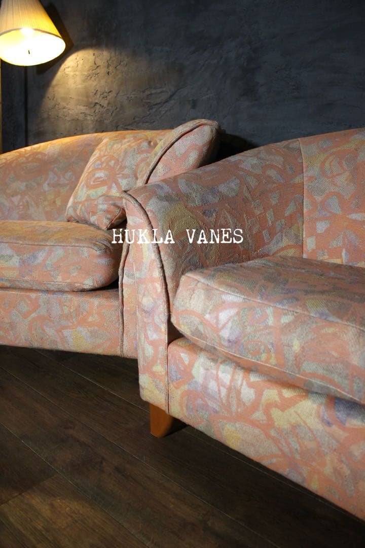 首都圏送無料〜処分セール　90’s バンヌソファ 3台セット　当時価格45万円