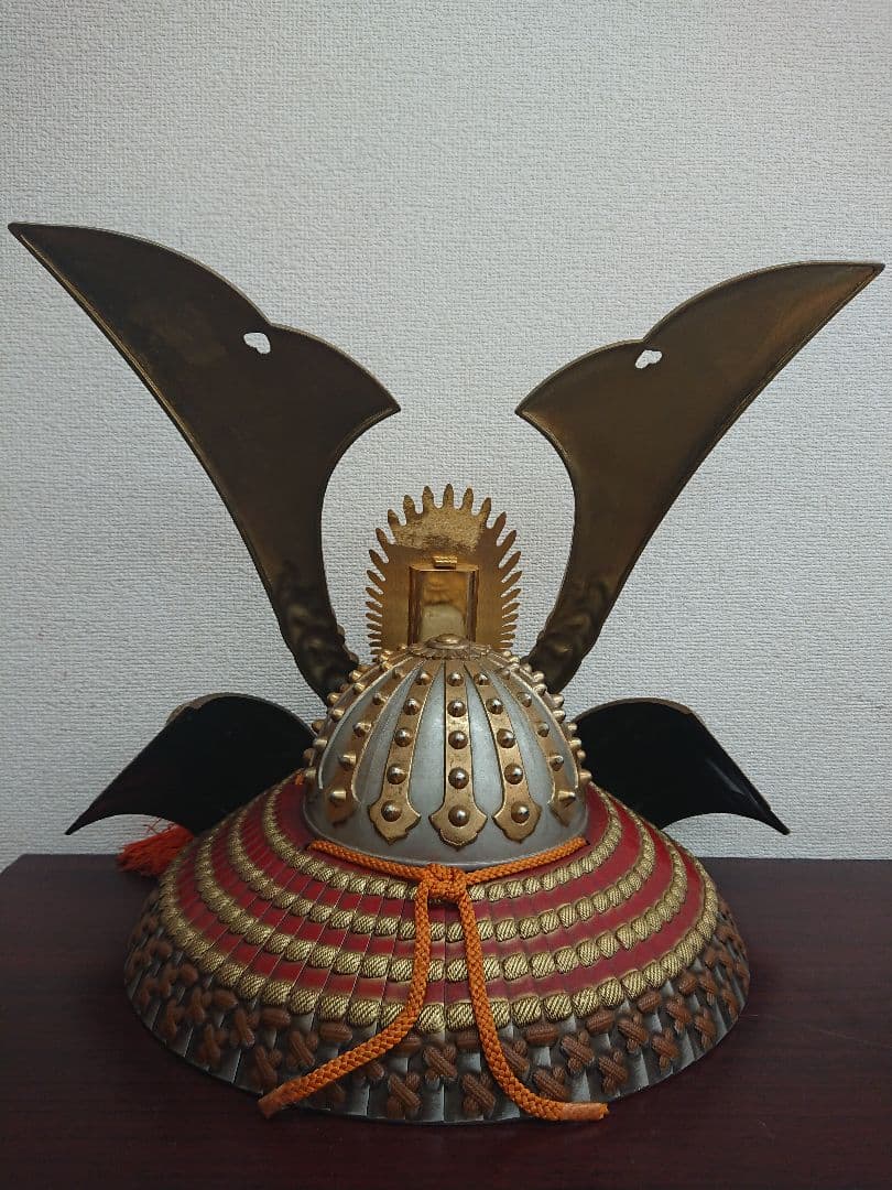 H1 牡丹獅子星兜 兜飾 観音様 Japanese Helmet Kabuto