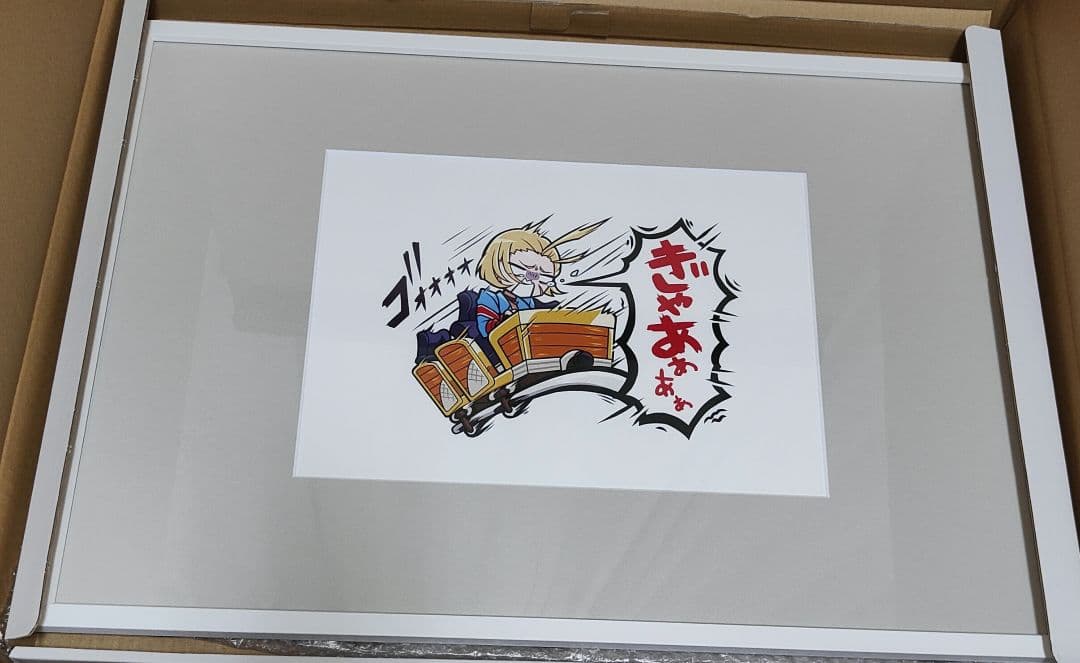 当選品 ストリートファイター キャミィ 額装仕様 カプ旅ステッカーイラスト