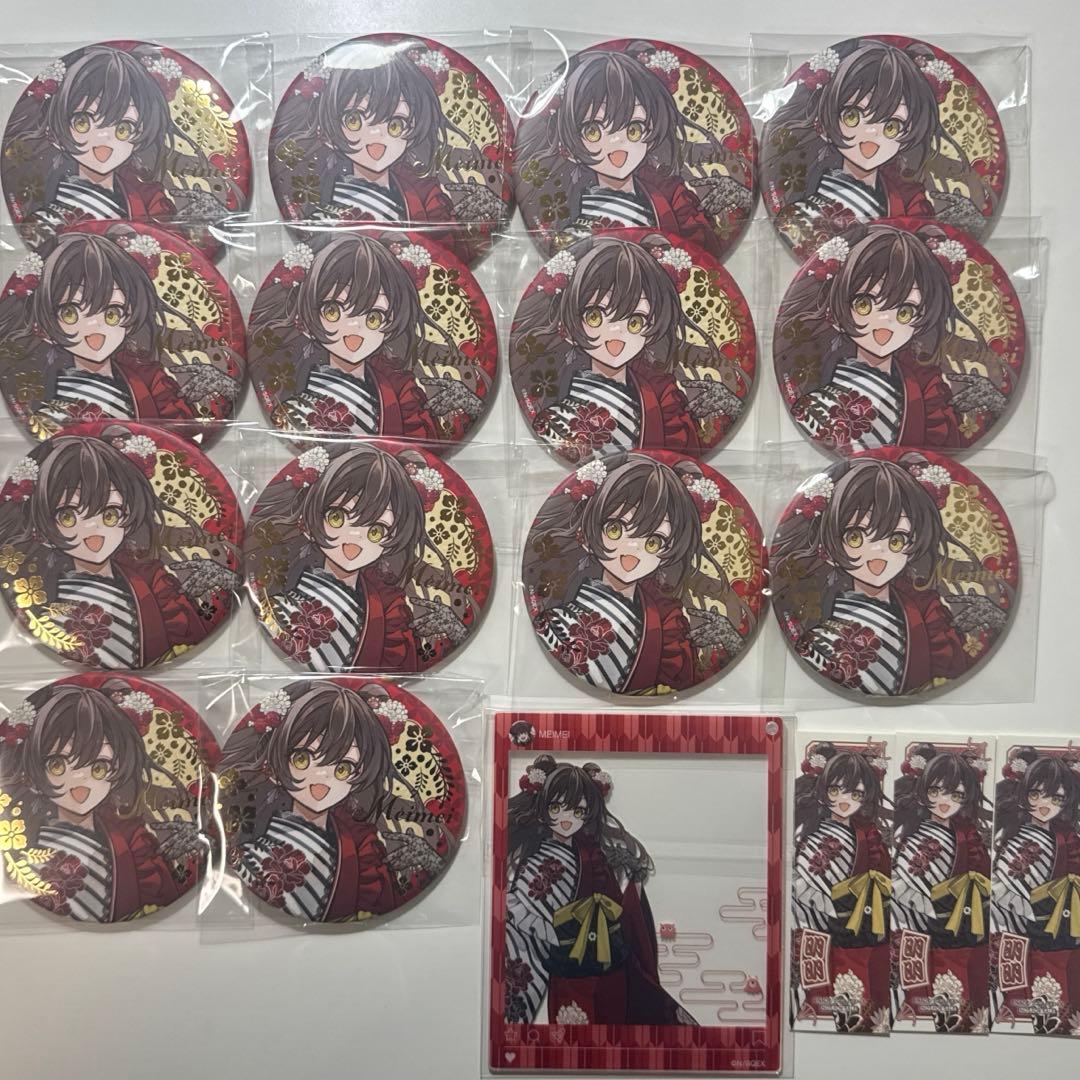 東京エイリアンズ 憂炎 明明 箔押し缶バッジ 推し旅 京都 和装