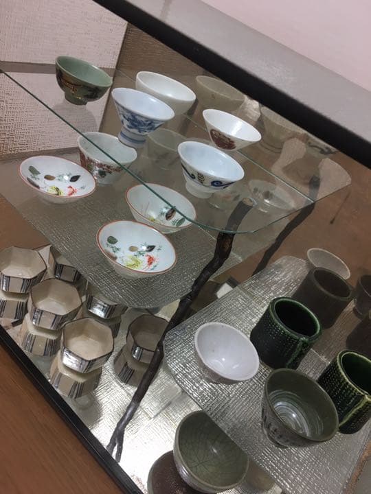 ■合計20点＋ケース付き■時代・染付・色絵・猪口・ぐい呑・盃