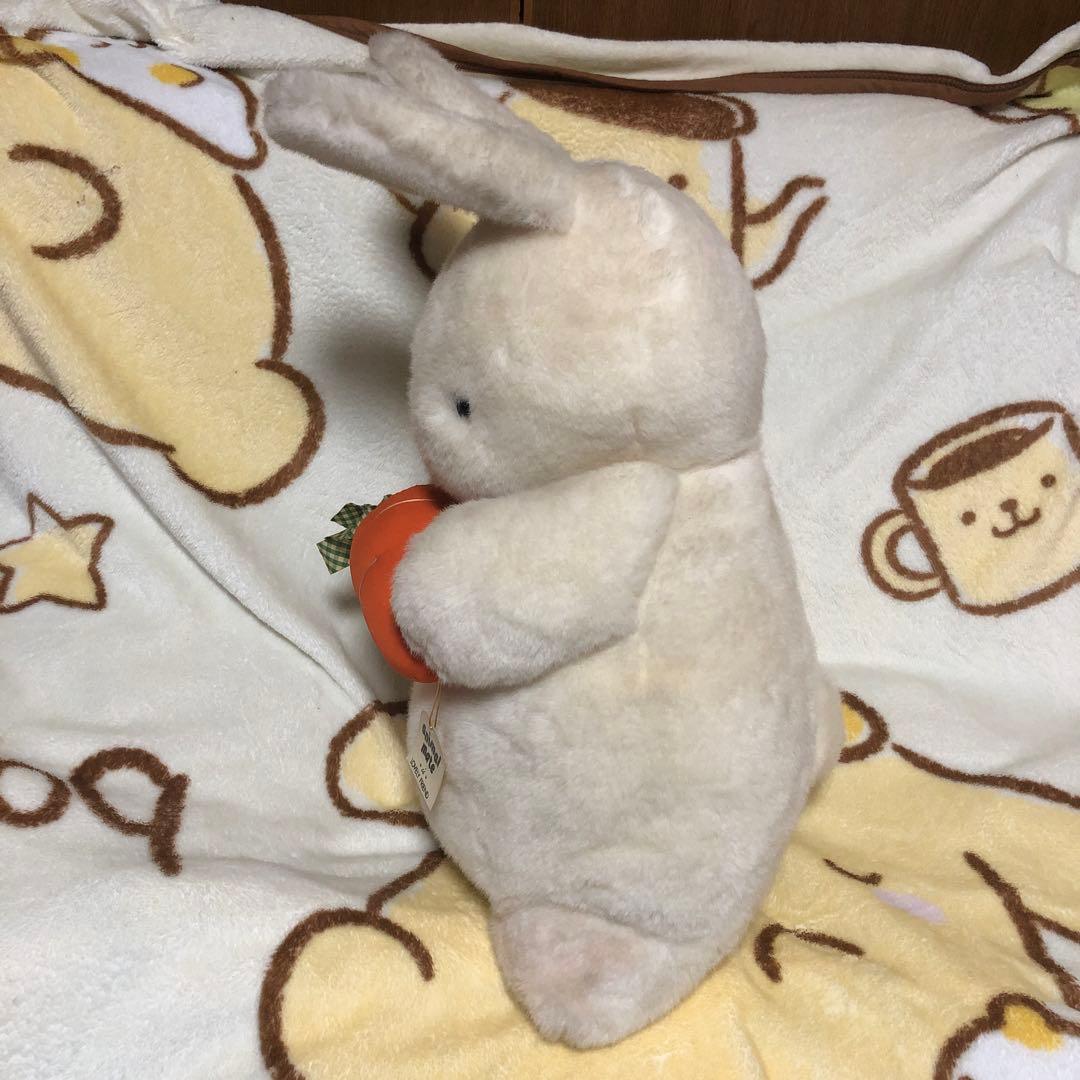 昭和レトロ　ヴィンテージ セキグチ製　ニンジンうさぎ　2Lサイズ　中古品